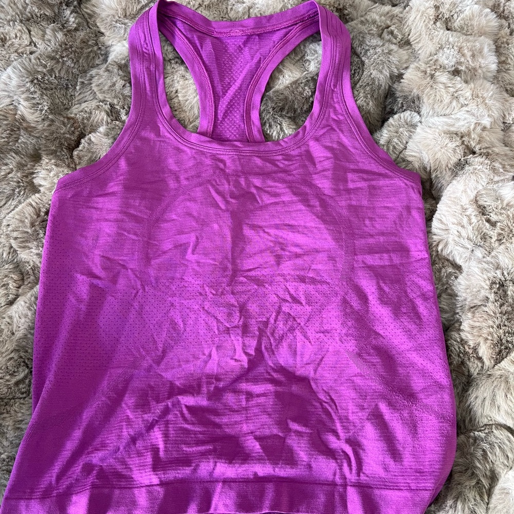lululemon athletica Racerback Tank Top in Bright Magenta